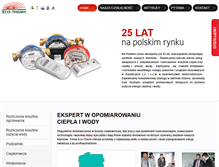 Tablet Screenshot of eco-therm.pl
